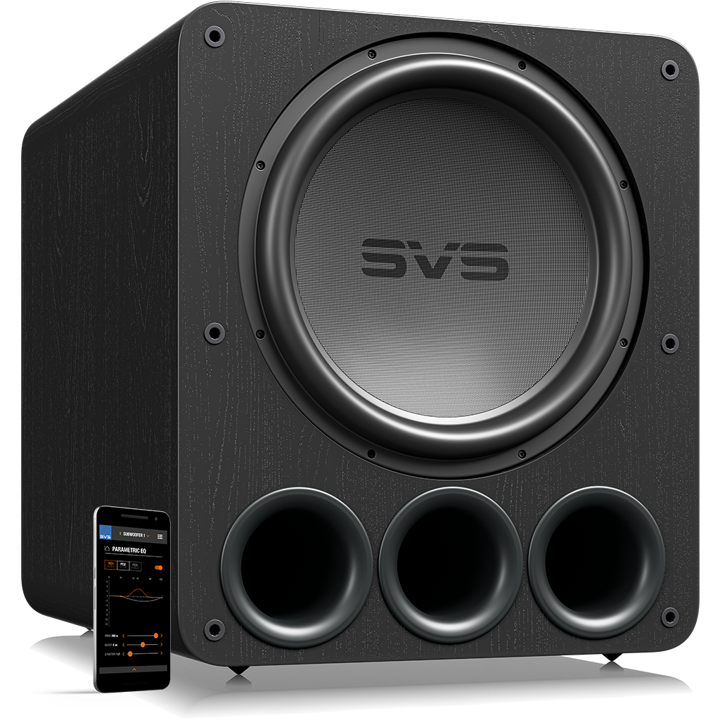 svs-pb17-ultra-r-evolution-subwoofer-black-oak-outlet image 1