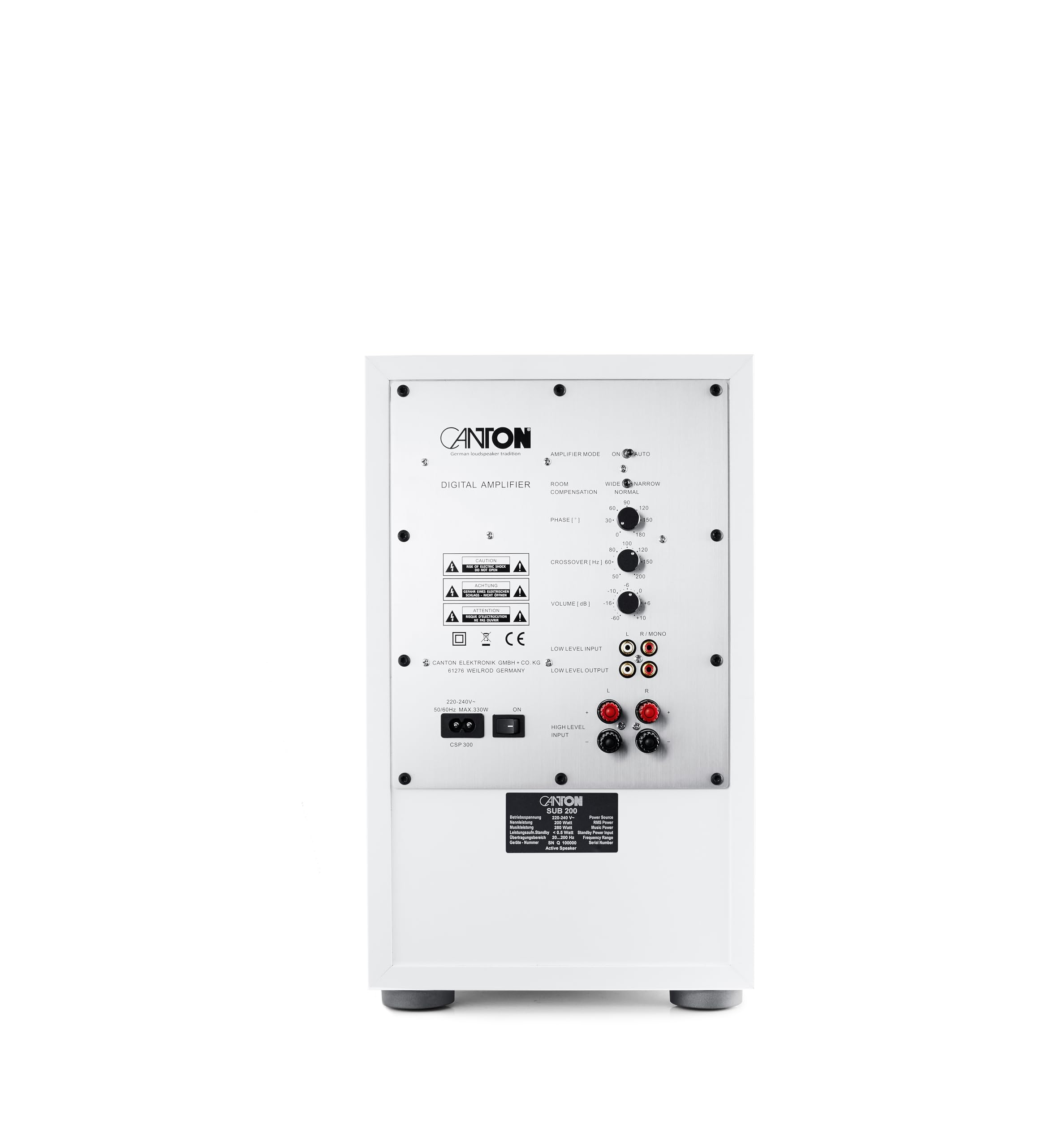canton-sub-200-aktiver-subwoofer-280-watt-25-hz-titanium-room-compensation image 5